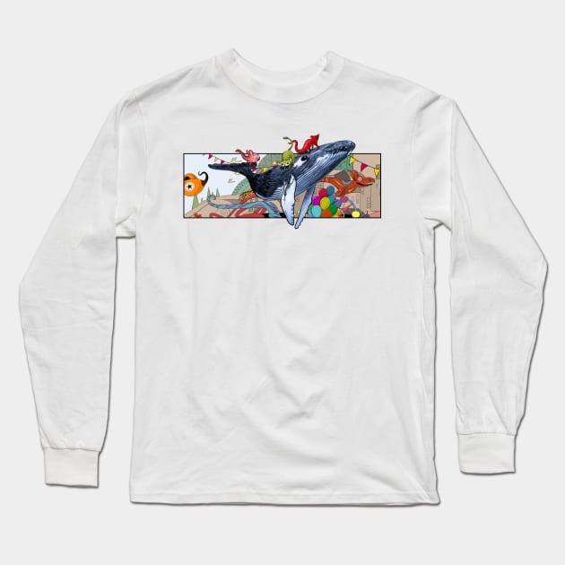 FLYING TOGETHER (C) Long Sleeve T-Shirt by artistrycircus